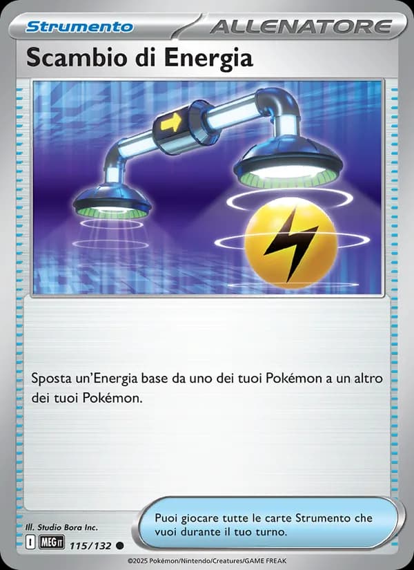 Scambio di Energia card in Italian