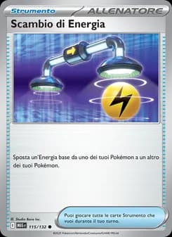 Scambio di Energia card in Italian
