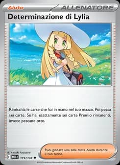 Determinazione di Lylia card in Italian