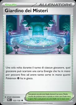 Giardino dei Misteri card in Italian