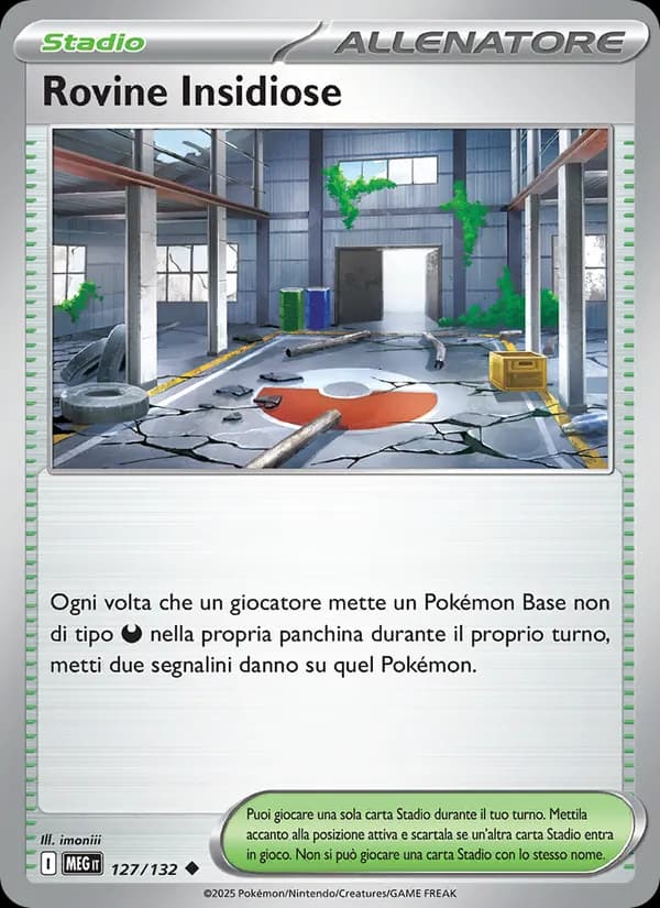 Rovine Insidiose card in Italian