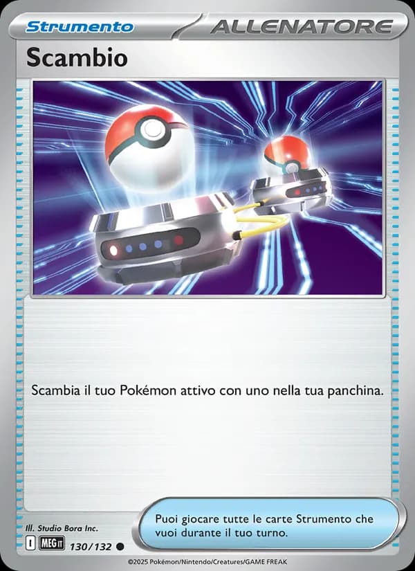 Scambio card in Italian
