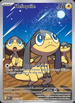 Helioptile card in Italian