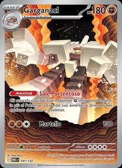 Garganacl card in Italian