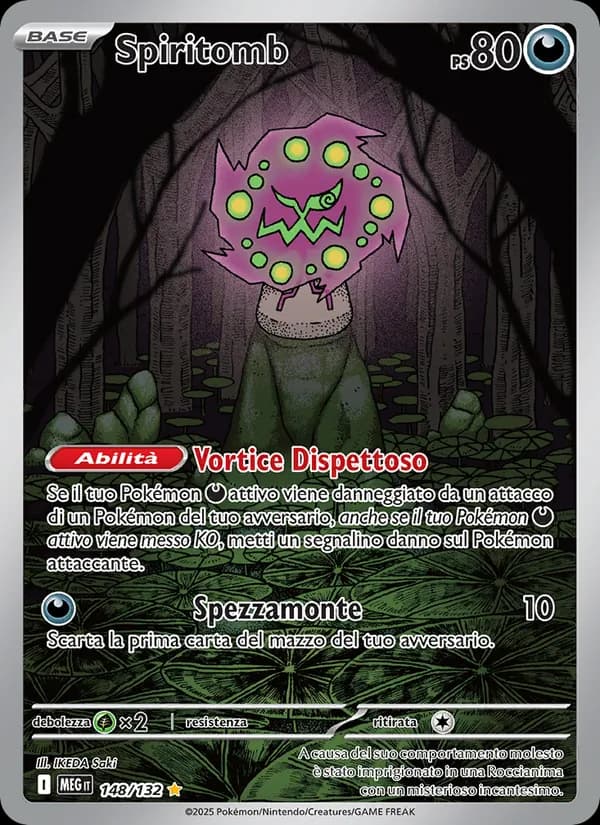 Spiritomb card in Italian