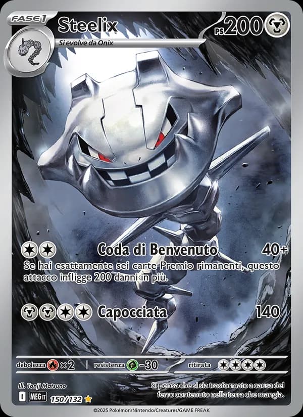 Steelix card in Italian