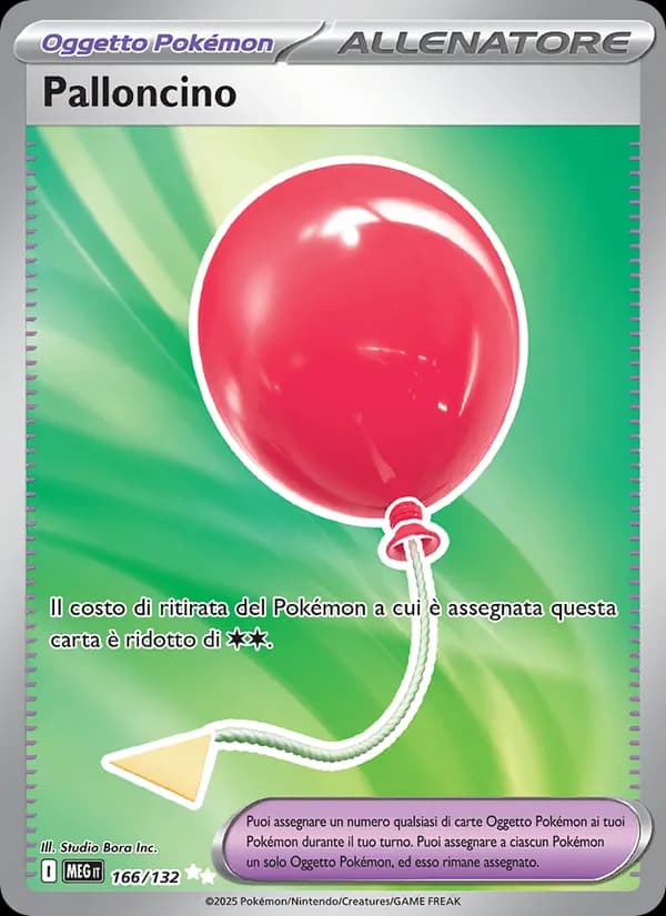 Palloncino card in Italian