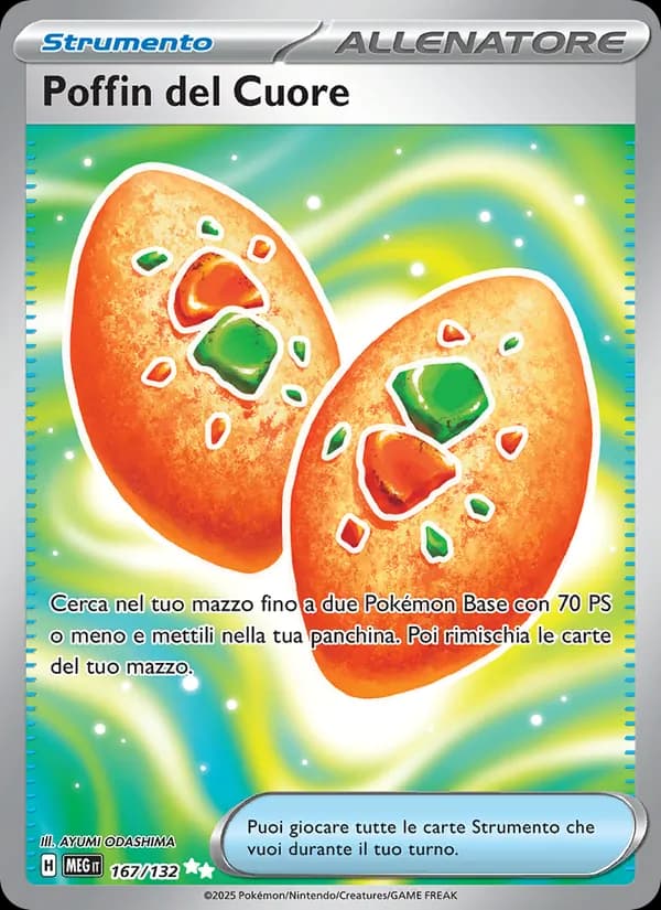 Poffin del Cuore card in Italian