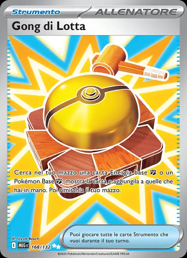 Gong di Lotta card in Italian