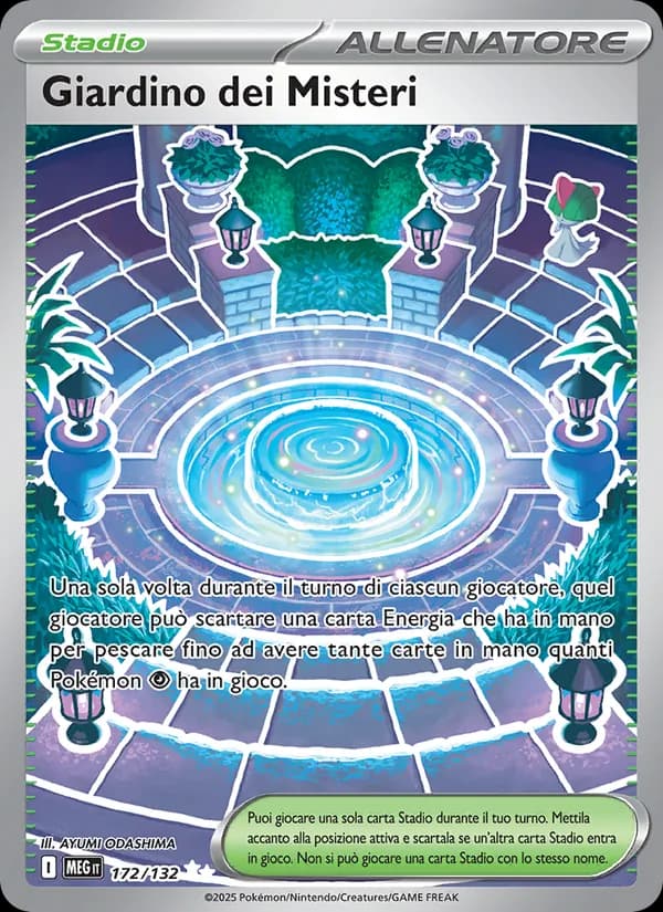 Giardino dei Misteri card in Italian