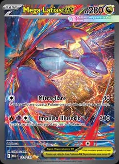 Mega Latias-ex card in Italian