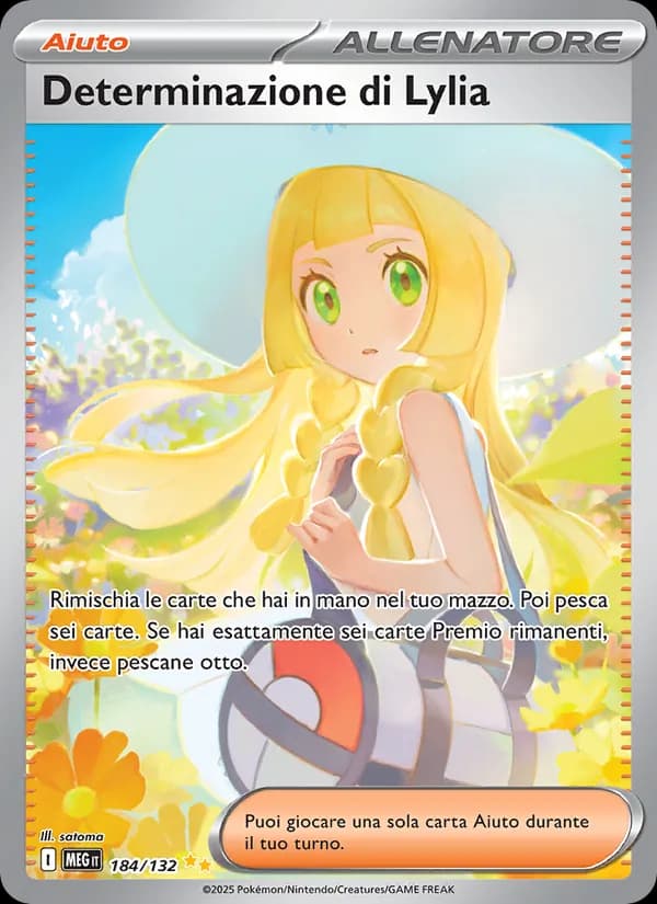 Determinazione di Lylia card in Italian