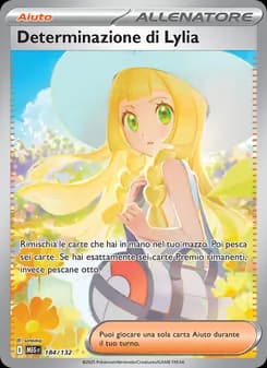 Determinazione di Lylia card in Italian