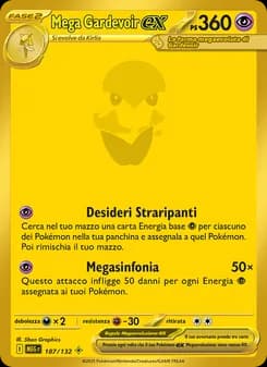 Mega Gardevoir-ex card in Italian