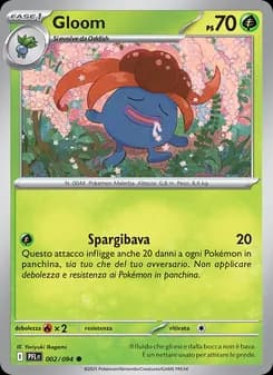 Gloom card in Italian