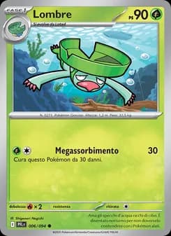 Lombre card in Italian