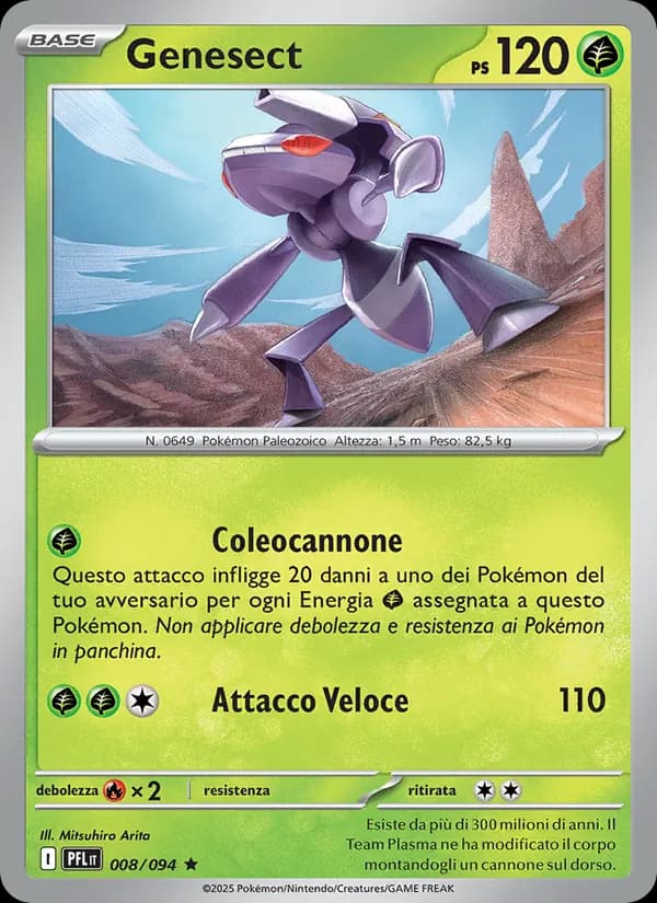 Genesect card in Italian