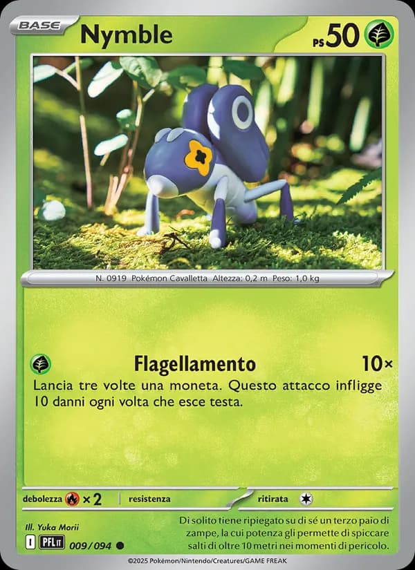 Nymble card in Italian