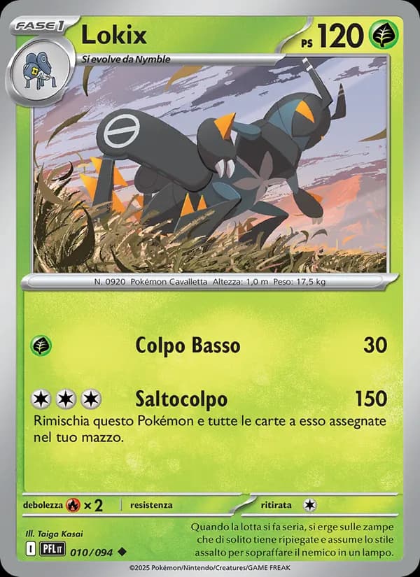 Lokix card in Italian