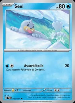 Seel card in Italian
