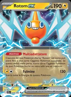 Rotom-ex card in Italian