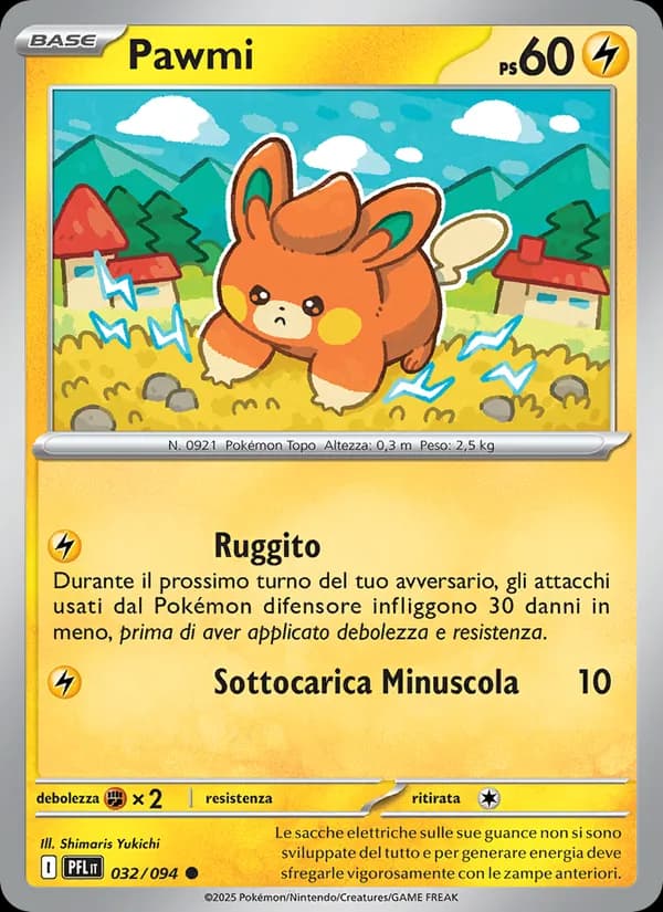 Pawmi card in Italian