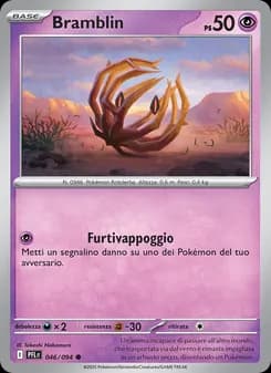 Bramblin card in Italian