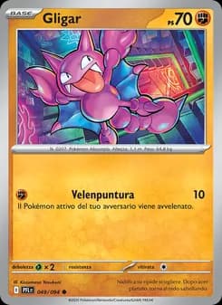 Gligar card in Italian