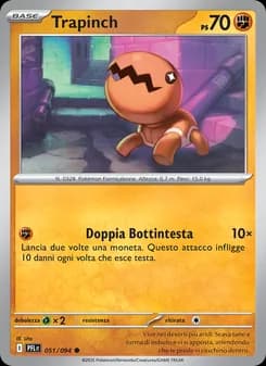 Trapinch card in Italian