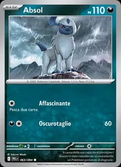 Absol card in Italian