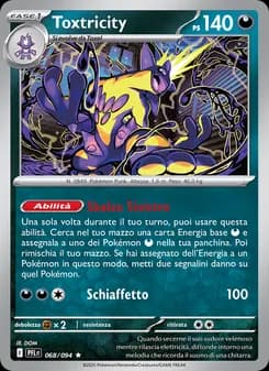 Toxtricity card in Italian