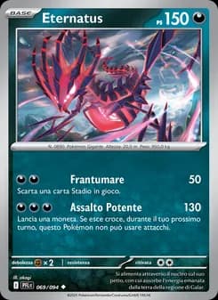 Eternatus card in Italian