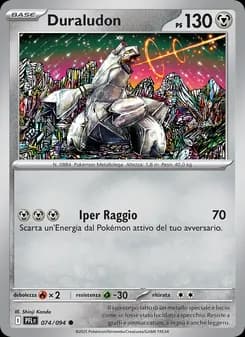 Duraludon card in Italian