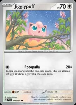 Jigglypuff card in Italian