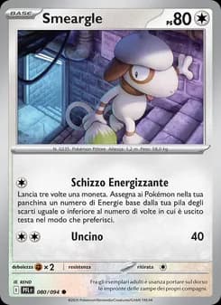 Smeargle card in Italian