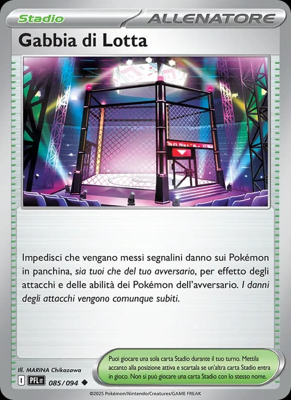 Gabbia di Lotta card in Italian