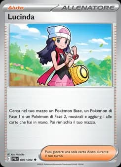 Lucinda card in Italian