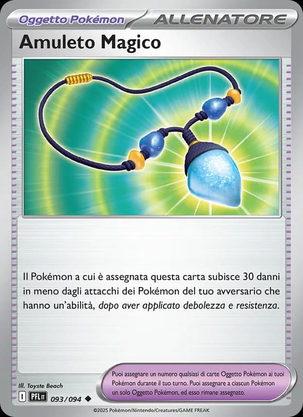 Amuleto Magico card in Italian