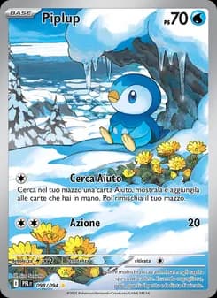 Piplup card in Italian