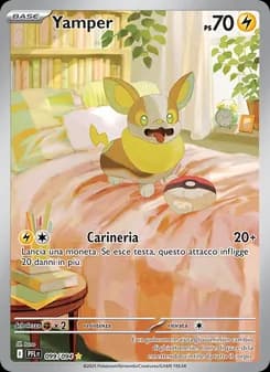 Yamper card in Italian