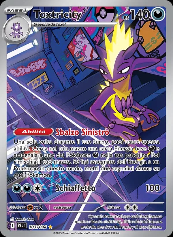 Toxtricity card in Italian