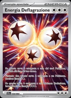 Energia Deflagrazione card in Italian