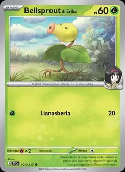 Bellsprout di Erika card in Italian