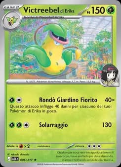 Victreebel di Erika card in Italian