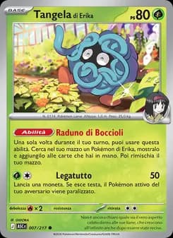 Tangela di Erika card in Italian