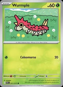 Wurmple card in Italian