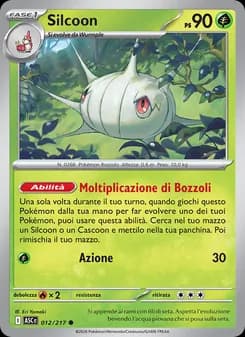 Silcoon card in Italian