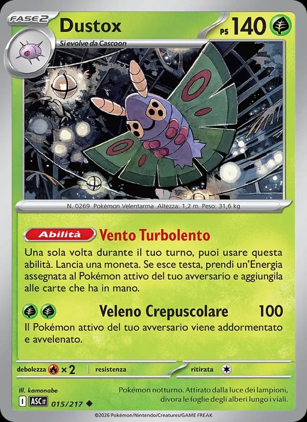 Dustox card in Italian
