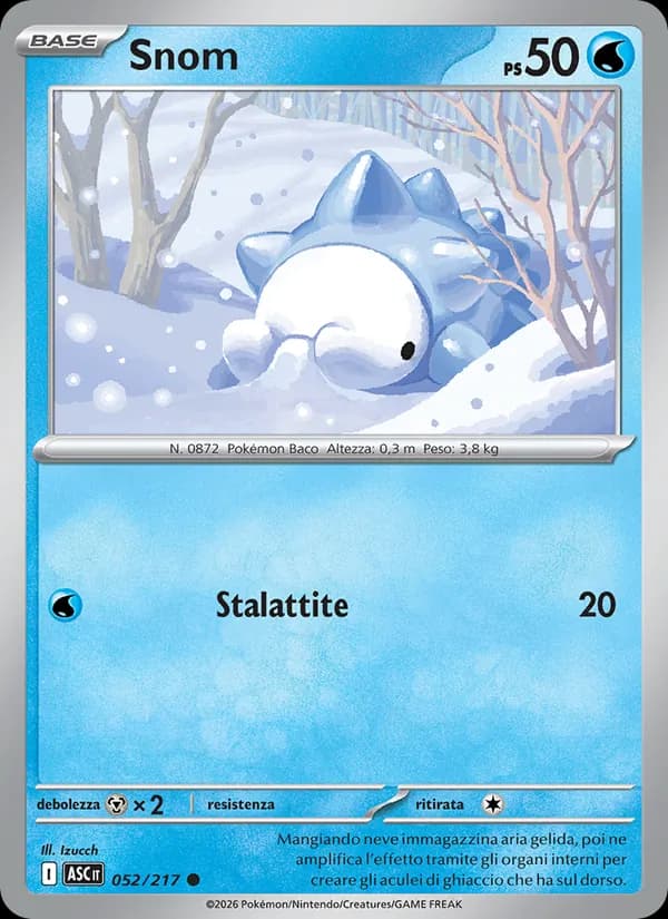 Snom card in Italian