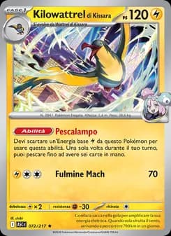 Kilowattrel di Kissara card in Italian